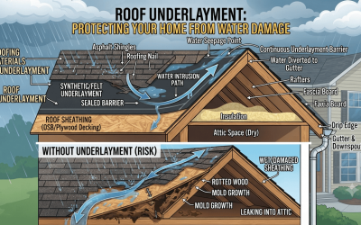 How Roof Underlayment Protects Your Home From Hidden Water Damage