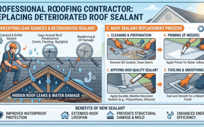 Why Roof Sealants Deteriorate and Cause Hidden Roof Leaks