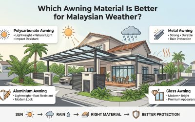 Which Awning Material Is Better for Malaysian Weather?
